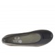 Ballerina da donna in vernice nera con punta rotonda tacco 1 - Misure disponibili: 33
