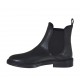 Bottines pour femmes avec élastiques en cuir noir talon 2 - Pointures disponibles:  33