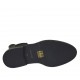 Stivaletto da donna con elastici in pelle nera tacco 2 - Misure disponibili: 33