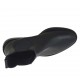 Stivaletto da donna con elastici in pelle nera tacco 2 - Misure disponibili: 33