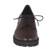 Derbyschuh mit Schnürsenkeln für Damen aus bordeauxfarbenem Leder Absatz 3 - Verfügbare Größen:  42, 46