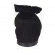 Woman's ballerina shoe with velvet bow in black suede heel 1 - Available sizes:  33