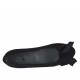 Woman's ballerina shoe with velvet bow in black suede heel 1 - Available sizes:  33