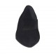 Decolté a punta da donna in camoscio nero tacco 1 - Misure disponibili: 33