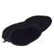 Stivaletto da donna con cerniera e plateau in camoscio nero con tacco 13 - Misure disponibili: 42
