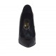 Woman's pointy pump in black patent leather heel 10 - Available sizes:  42