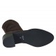 Stivale da donna in camoscio ed elasticizzato marrone tacco 6 - Misure disponibili: 42