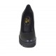 Escarpin pour femmes en cuir noir talon 10 - Pointures disponibles:  32