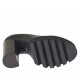 Escarpin pour femmes en cuir noir talon 10 - Pointures disponibles:  32
