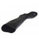 Woman's boot with half zipper in black leather heel 10 - Available sizes:  31