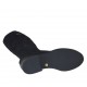 Woman's boot with zipper and buckle in black suede heel 3 - Available sizes:  33