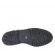 Zapato oxford para mujer con cordones en piel negra y imprimida con efecto marmolado azul con tacon 3 - Tallas disponibles:  44