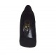 Escarpin pour femmes en daim noir avec plateforme interieur talon 10 - Pointures disponibles:  31