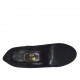 Zapato de salon para mujer en gamuza negra con plataforma interna tacon 10 - Tallas disponibles:  31