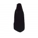 Woman's highfronted shoe in black suede with zipper and rhinestones heel 10 - Available sizes:  32