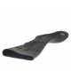 Stivale da donna con plateau e cerniera in pelle nera zeppa 9 - Misure disponibili: 31