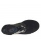 Zapato cerrado para mujer con elastico y piedras en gamuza y charol negro tacon 6 - Tallas disponibles:  42