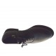 Chaussure richelieu à lacets pour hommes en cuir noir - Pointures disponibles:  36, 38, 48, 50