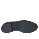Zapato alto al tobillo para hombres con elasticos en piel marron - Tallas disponibles:  36, 37, 47, 48, 50