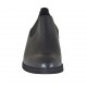 Scarpa accollata da uomo con elastici in pelle nera - Misure disponibili: 37, 38, 48
