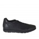 Scarpa stringata sportiva da uomo in pelle nera - Misure disponibili: 47, 48