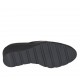 Zapato cerrado para mujer con elasticos en piel de color negro cuña 6 - Tallas disponibles:  43