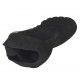 Bottines pour femmes avec fermeture éclair en nubuck noir talon 10 - Pointures disponibles:  42