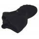 Bottines pour femmes avec fermeture éclair et plateforme en daim noir talon compensé 9 - Pointures disponibles:  42, 43
