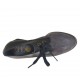 Scarpa stringata da donna in camoscio grigio e pelle nera zeppa 6 - Misure disponibili: 42