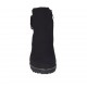 Stivaletto da donna con cerniera e fibbia in camoscio nero zeppa 6 - Misure disponibili: 42