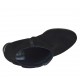 Stivaletto da donna con cerniera e fibbia in camoscio nero zeppa 6 - Misure disponibili: 42