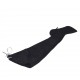 Stivale sopra al ginocchio da donna in camoscio ed elasticizzato nero con laccio tacco 11 - Misure disponibili: 31