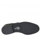 Zapato derby para mujer con cordones en piel negra tacon 2 - Tallas disponibles:  32