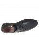 Zapato derby para mujer con cordones en piel negra tacon 2 - Tallas disponibles:  32