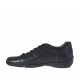 Scarpa stringata sportiva da uomo in pelle nera con borchie - Misure disponibili: 47, 48