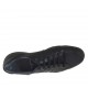 Scarpa stringata sportiva da uomo in pelle nera con borchie - Misure disponibili: 47, 48