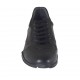 Chaussure sportif à lacets pour hommes en cuir de couleur noir - Pointures disponibles:  48