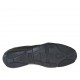 Scarpa sportiva stringata da uomo in pelle di colore nero - Misure disponibili: 48