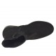 Bottines pour femmes avec fermeture éclair en nubuck noir talon 4 - Pointures disponibles:  33