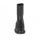 Botines para mujer con cremallera y tachuelas en piel negra tacon 4 - Tallas disponibles:  33
