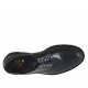Zapato derby con cordones para hombres en piel negra - Tallas disponibles:  47, 49, 51, 52