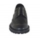 Scarpa stringata da uomo modello derby con decorazioni a coda di rondine in pelle nera - Misure disponibili: 47, 48, 49, 51