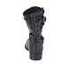 Botines para mujer con hebillas y tachuelas en piel negra tacon 3 - Tallas disponibles:  33