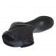 Bottines pour femmes avec boucles et goujons en cuir noir talon 3 - Pointures disponibles:  33