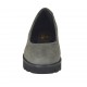 Ballerina da donna in nabuk grigio zeppa 3 - Misure disponibili: 42