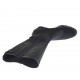 Stivale da donna con cerniera e fibbie in pelle e vernice nera zeppa 6 - Misure disponibili: 42