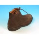 Men's laced ankle shoe in brown suede - Available sizes:  36, 40, 41, 42, 43