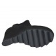 Stivaletto da donna con cerniera e plateau in nabuk e camoscio nero zeppa 9 - Misure disponibili: 42