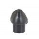 Escarpin pour femmes en cuir noir avec talon 3 - Pointures disponibles:  32