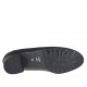 Zapato de salon para mujer en piel de color negro tacon 3 - Tallas disponibles:  32
